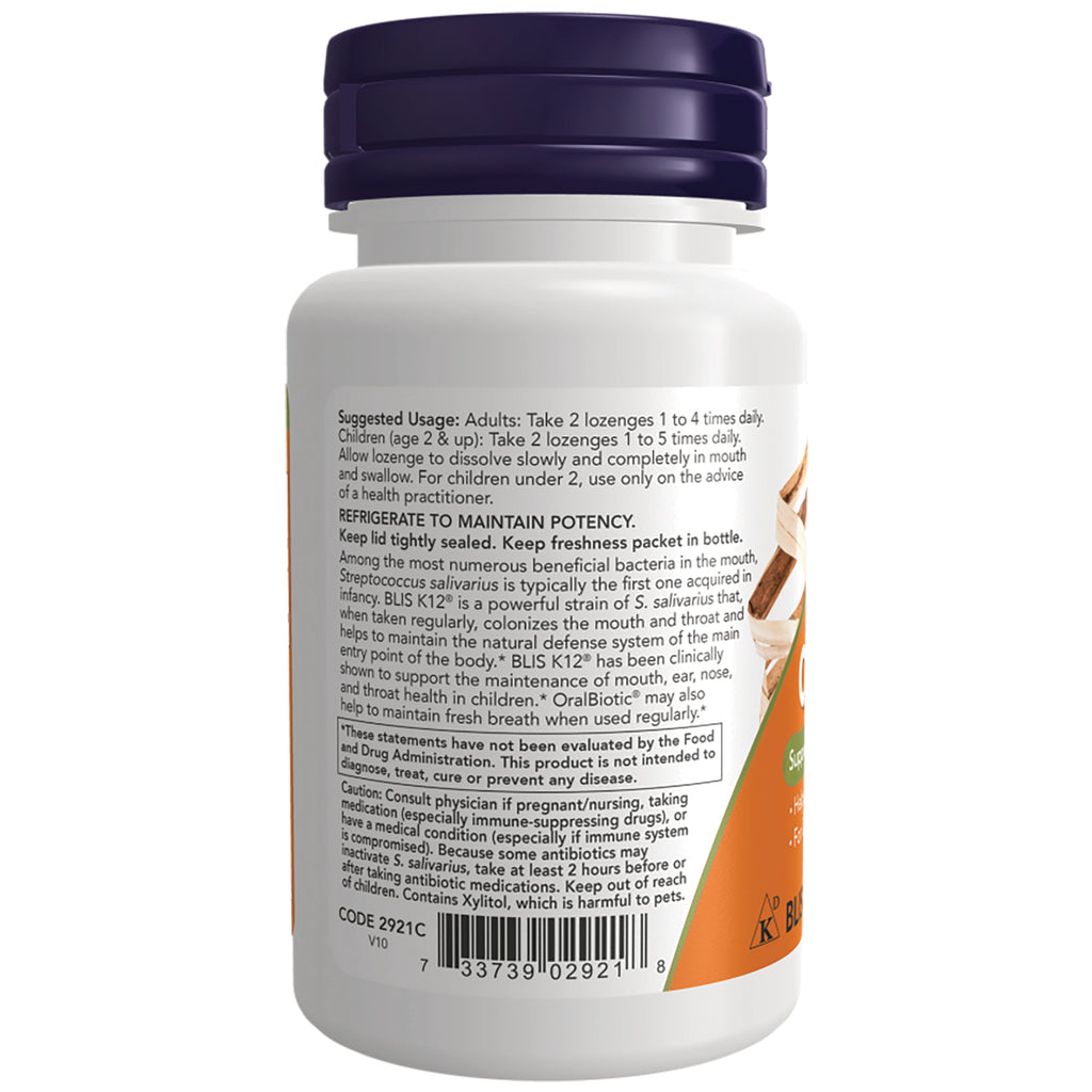 NWF1390 | back label of white supplement bottle showing suggested usage, warnings and barcode - Thumbnail