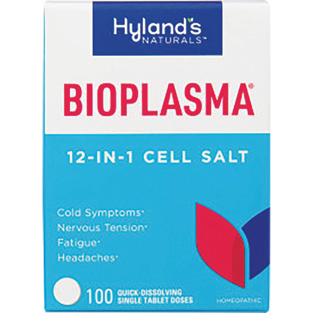 HY259 | Hyland's Bioplasma 12-in-1 cell salt box, 100 quick-dissolving single tablet doses - Thumbnail