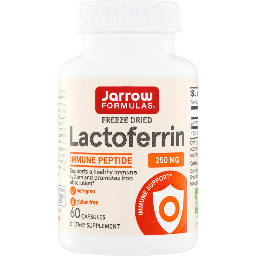 JR321 | Jarrow Formulas Freeze Dried Lactoferrin 250 mg, 60 capsules dietary supplement - Thumbnail