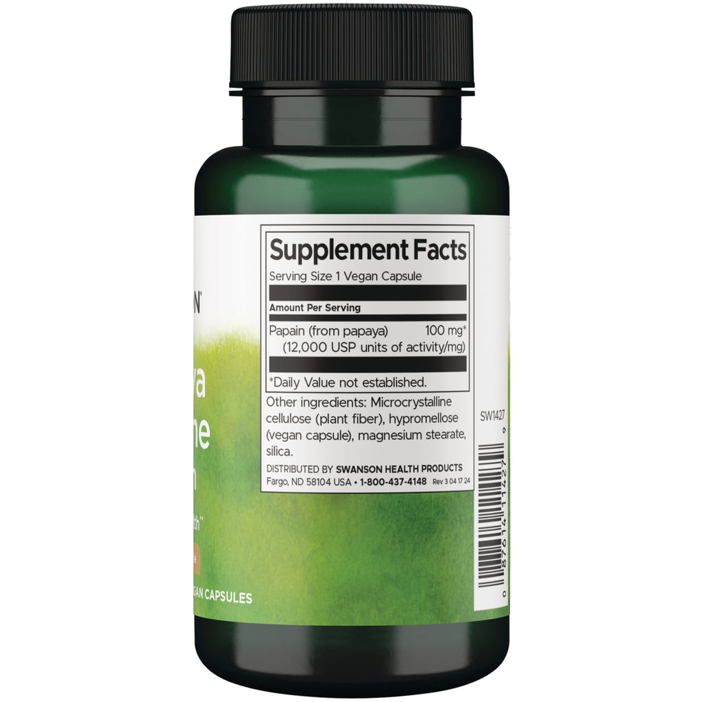 SW1427 | Back label with Supplement Facts - Thumbnail