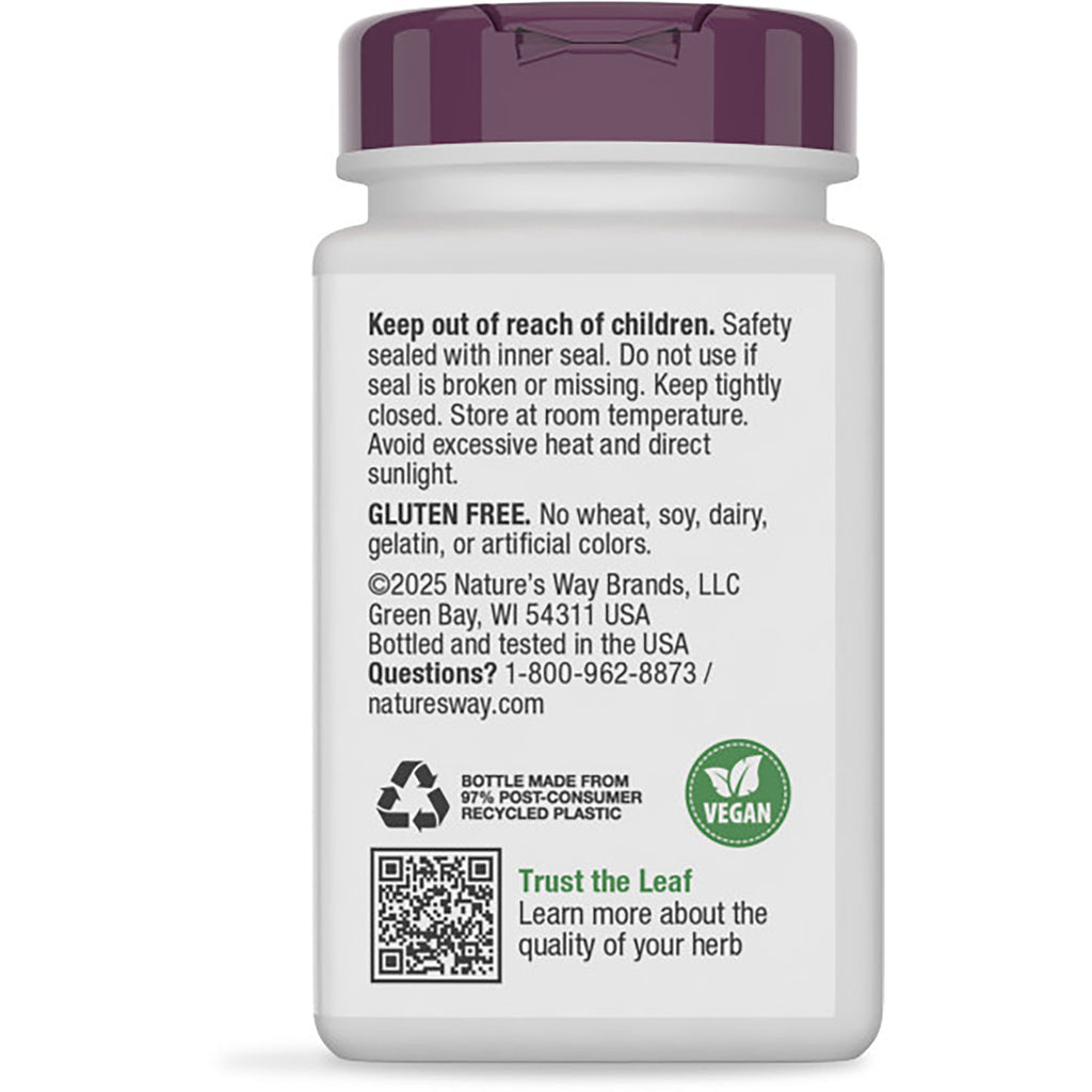 NW725 | Back label of cranberry supplement bottle reading Supports Urinary Tract Health with claims, contact info and barcode - Thumbnail