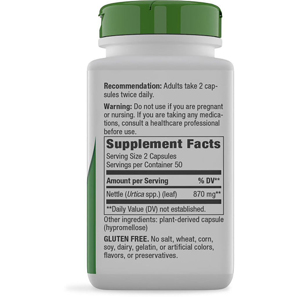 NW157 | back of brown supplement bottle showing Supplement Facts panel, serving size, ingredients and warnings - Thumbnail