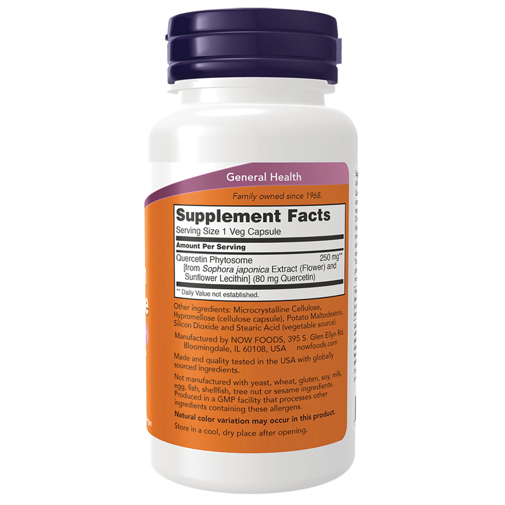 NWF1395 | Back label showing Supplement Facts and ingredient text on white bottle with purple cap - Thumbnail