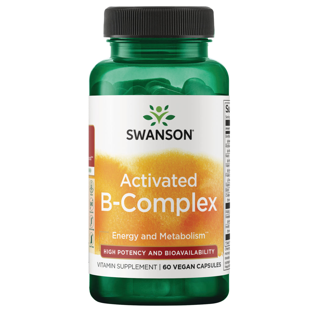 SWU1070 | Swanson Activated B Complex High Potency and Bioavailability - Thumbnail