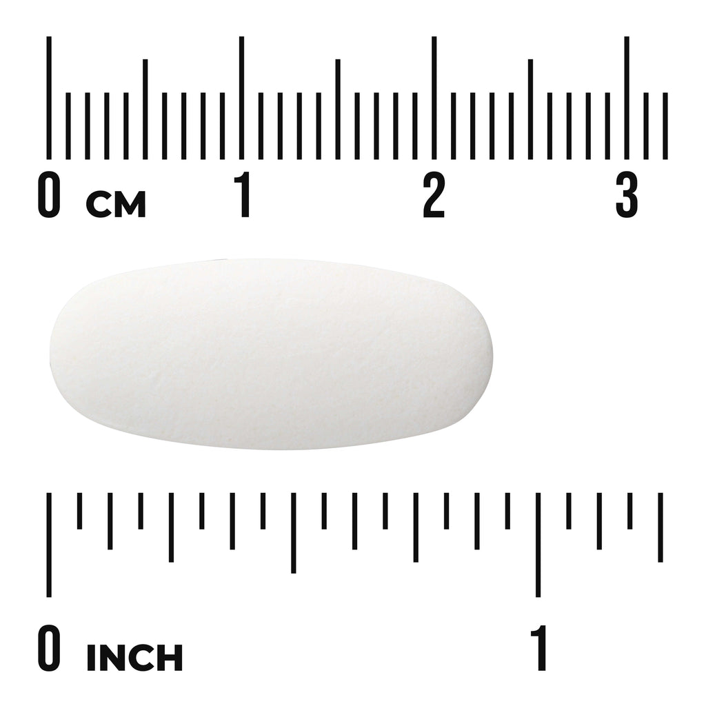 SWU903 | White oblong tablet shown with 03 cm and 01 inch rulers for size - Thumbnail