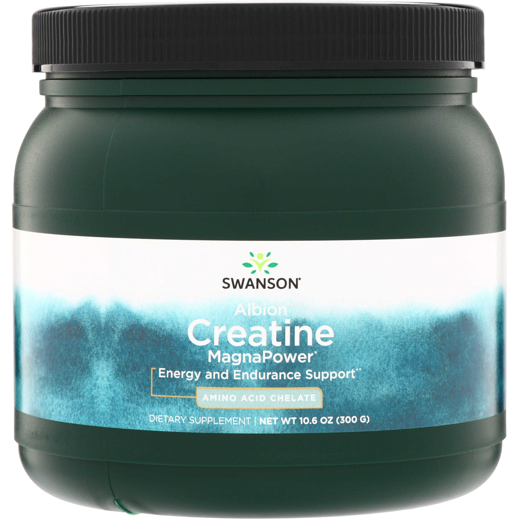 SWU737 | Swanson Albion Creatine MagnaPower supplement, Energy and Endurance Support, 10.6 oz (300 g) tub - Thumbnail