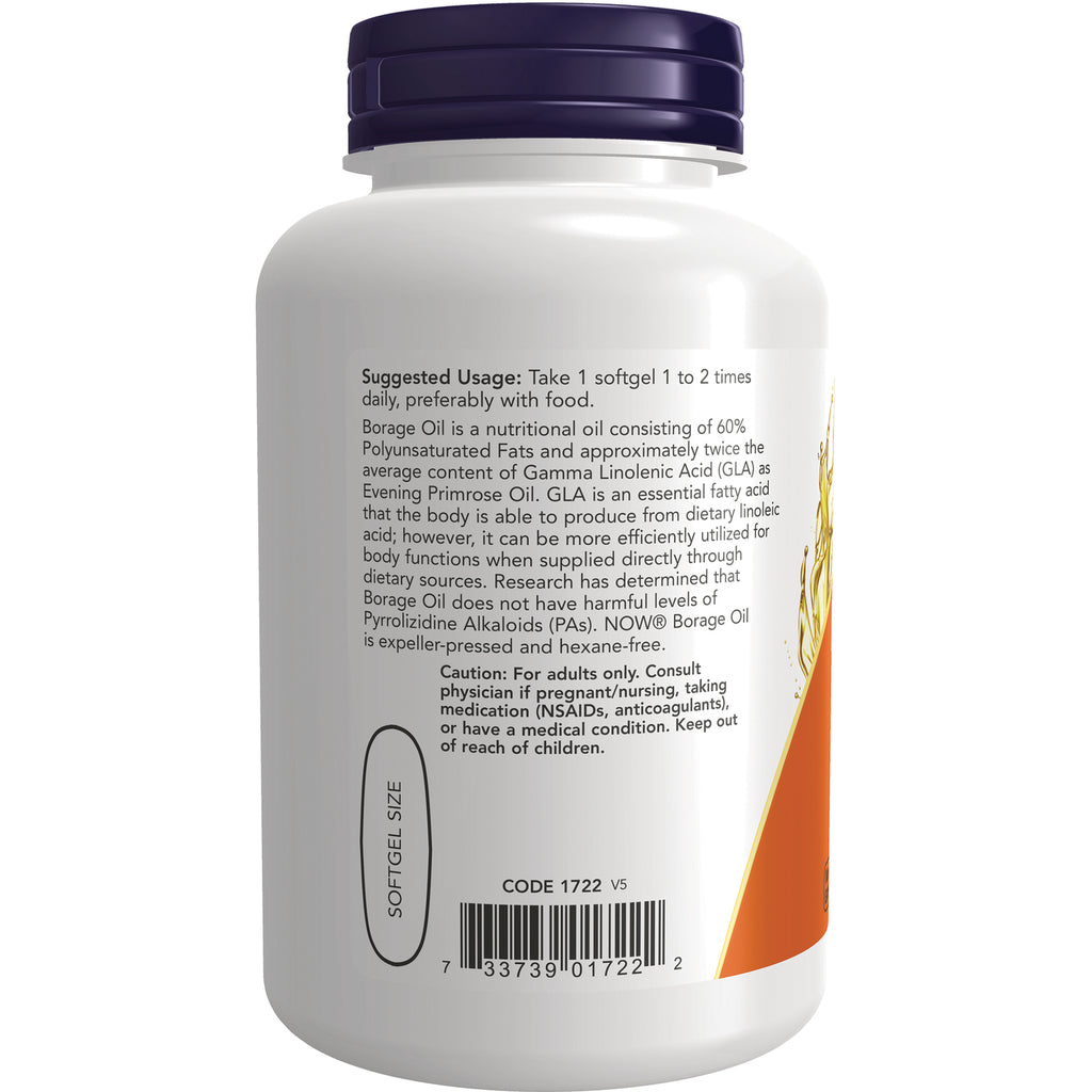 NWF798 | Back of white supplement bottle showing suggested usage text, caution statement, and barcode - Thumbnail