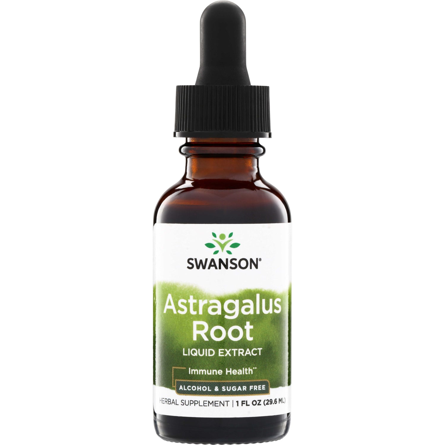 SW1216 | Swanson Astragalus Root Liquid Extract dropper bottle; Immune Health; Alcohol & Sugar Free; 1 fl oz