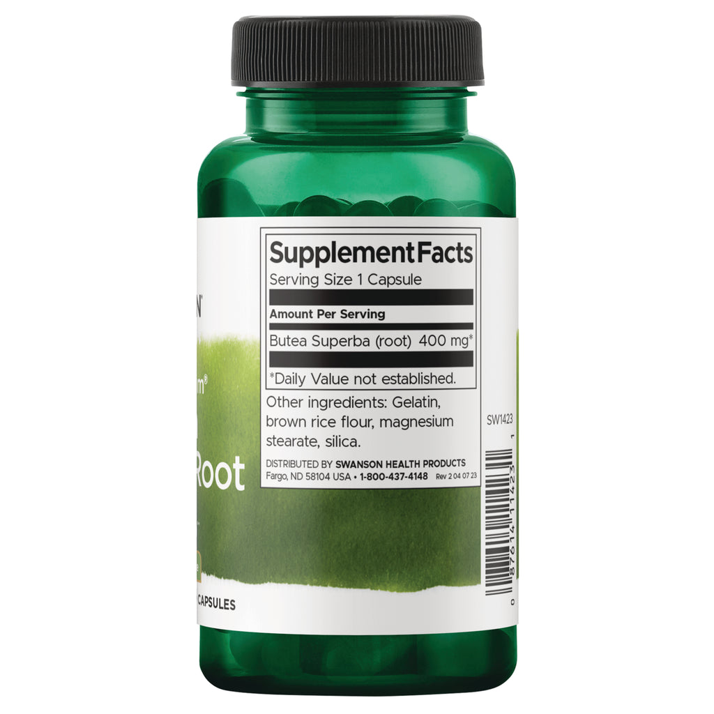 SW1423 | Back label with supplement facts and serving information - Thumbnail