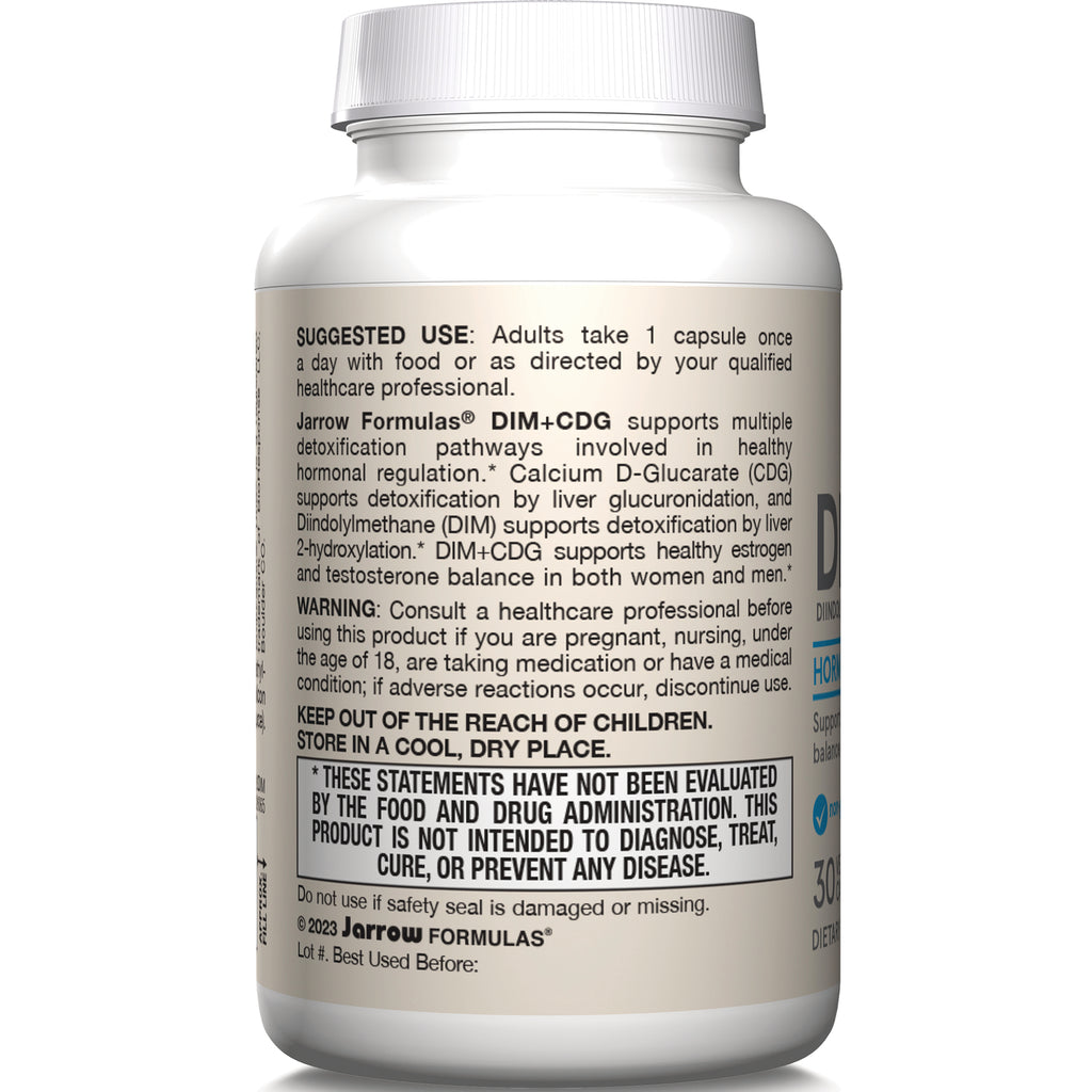 JR260 | Back label of supplement bottle showing suggested use, warnings, and FDA disclaimer text - Thumbnail