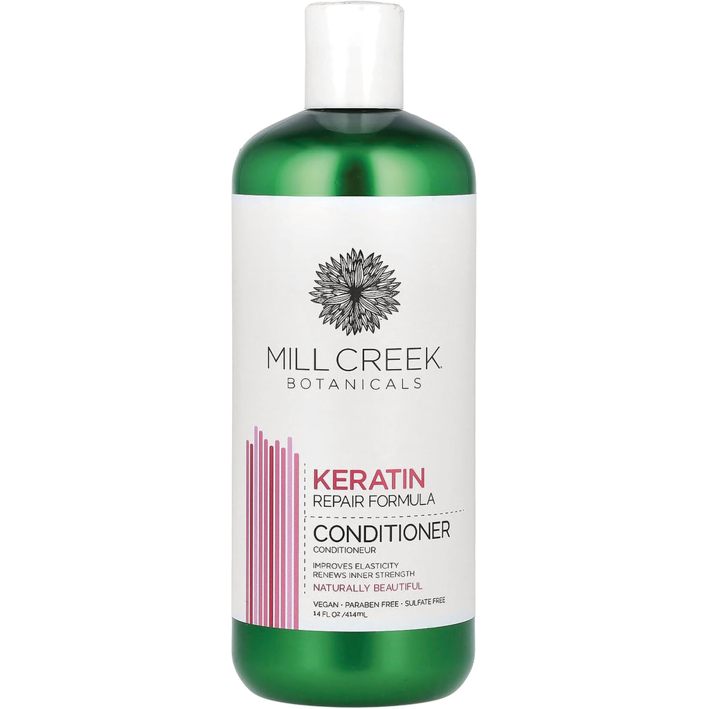 MCB015 | Mill Creek Botanicals Keratin Repair Formula conditioner bottle, 14 fl oz - Thumbnail