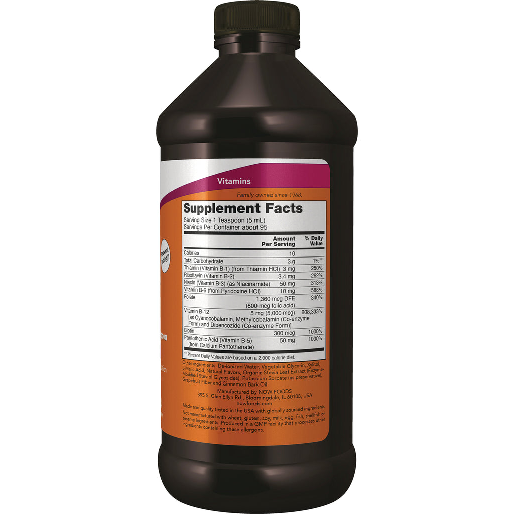 NWF784 | Back label showing Supplement Facts panel and ingredients on brown supplement bottle - Thumbnail