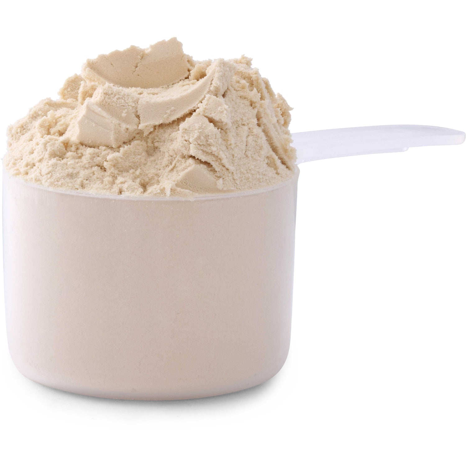 SWF197 | Scoop of beige powder supplement in a plastic measuring scoop