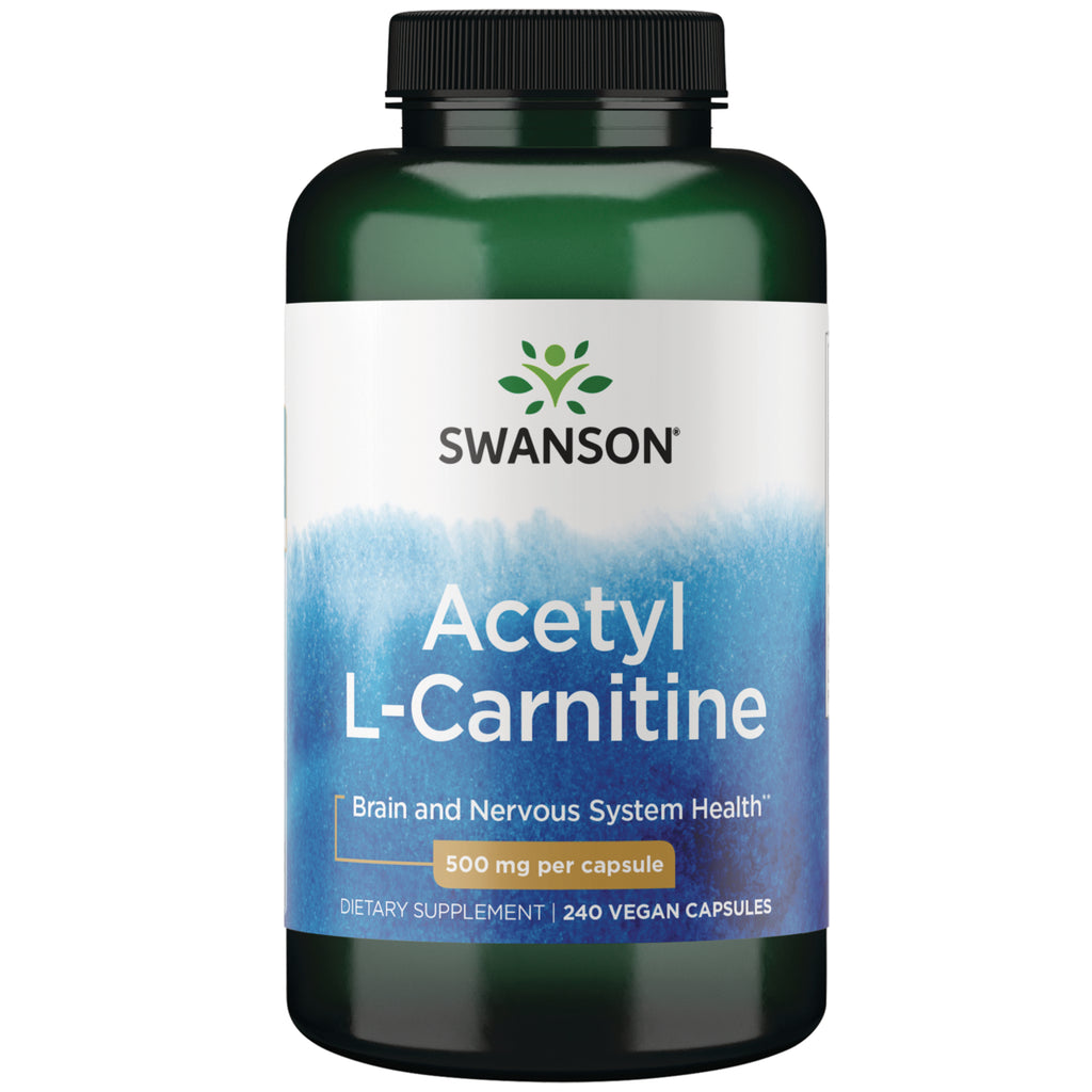 SW1650 | Swanson Acetyl-L-Carnitine 500 mg - Thumbnail