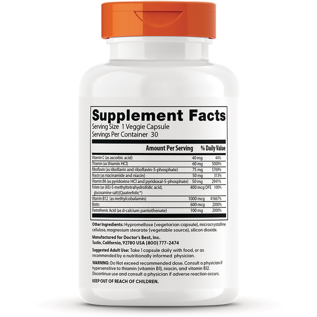 DB225 | back of white supplement bottle showing Supplement Facts panel with ingredients and warnings - Thumbnail