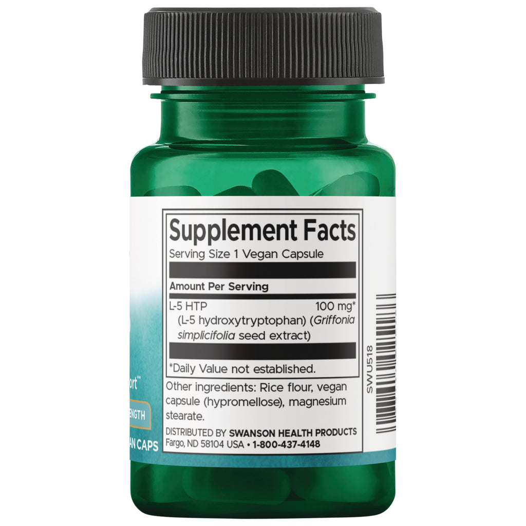 SWU518 | Back label with supplement facts and serving information - Thumbnail