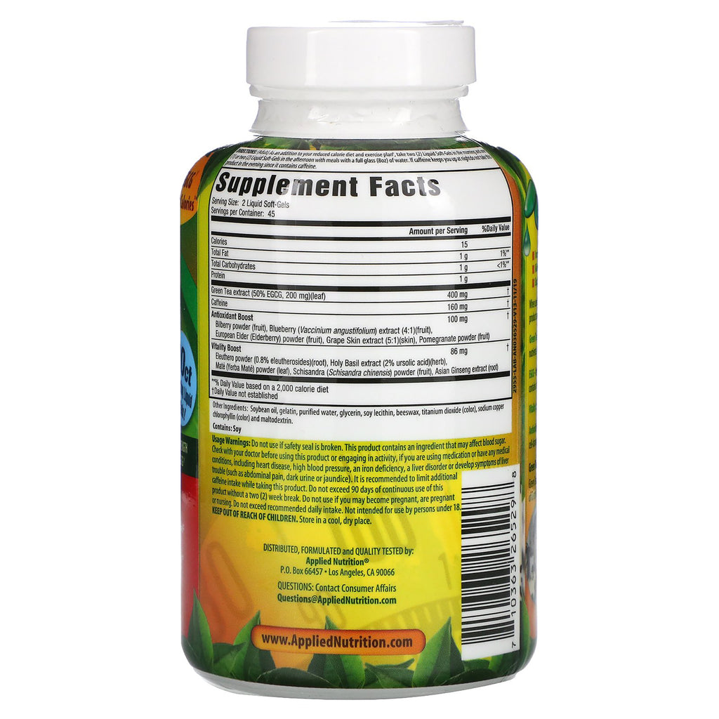 APT010 | Back label with Supplement Facts, ingredients, warnings, and barcode - Thumbnail